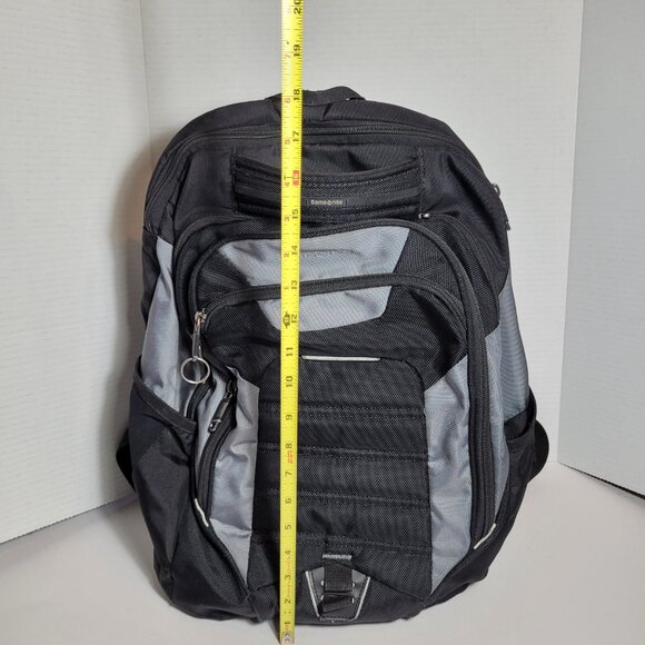 Samsonite UBX Commuter Business Laptop Backpack Black Gray 18" - Picture 13 of 14